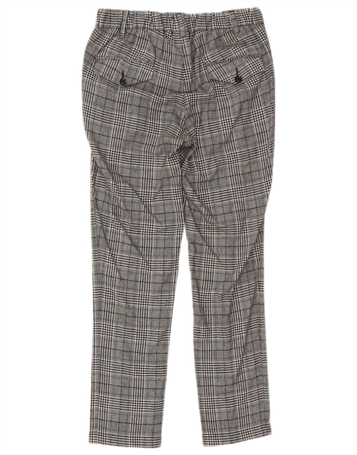 Alessandro Dell'Acqua jakkesæt til kvinder IT 44 Medium W30 L29 Grå ternet