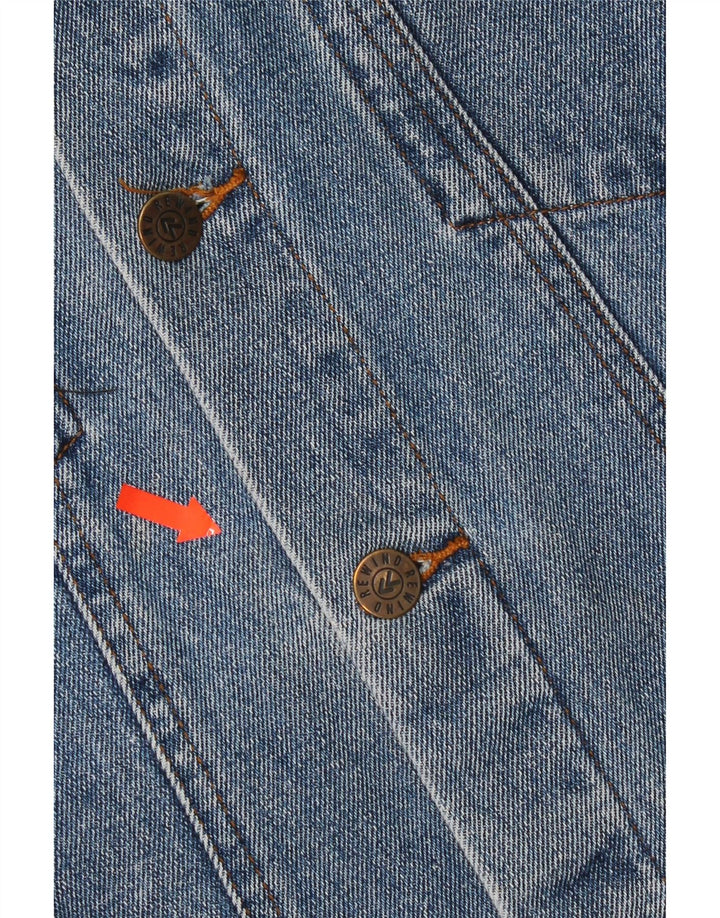 Rewino Herre denimjakke UK 40 Large Blue Cotton