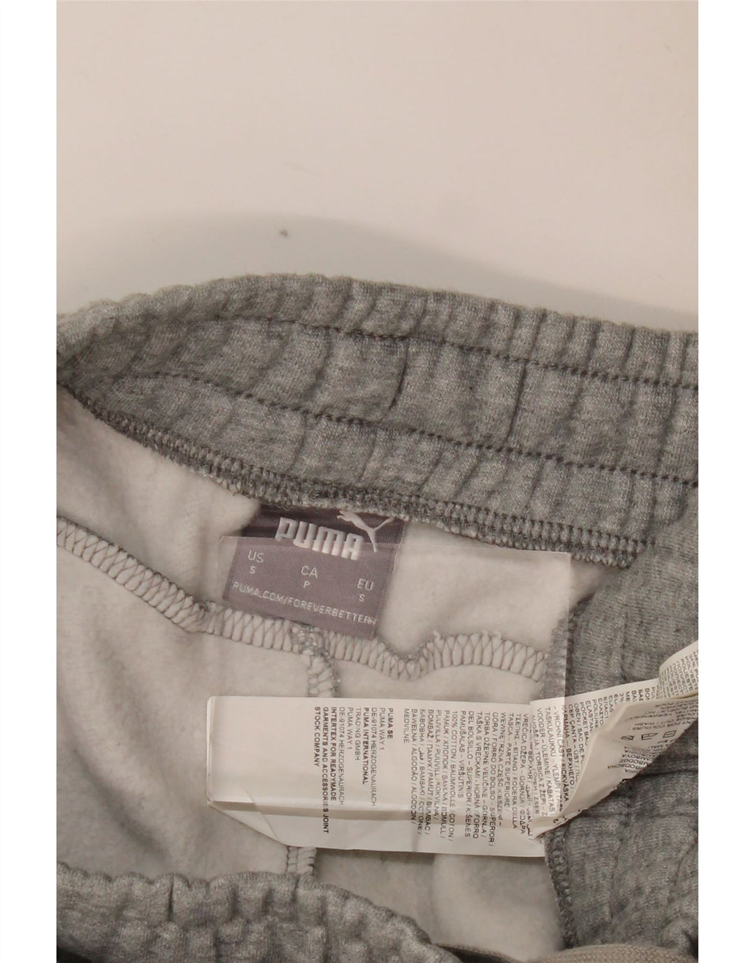 PUMA Træningsdragt bukser til mænd Jogger små grå bomuld