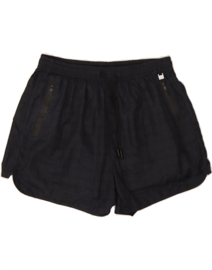 LIU JO Mens Sport Shorts 2XL Navy Blue Geometric Polyester Vintage Liu Jo and Second-Hand Liu Jo from Messina Hembry 