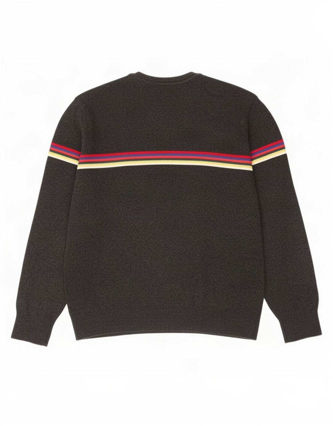 Gap herre rund hals sweater XL grå stribet nylon