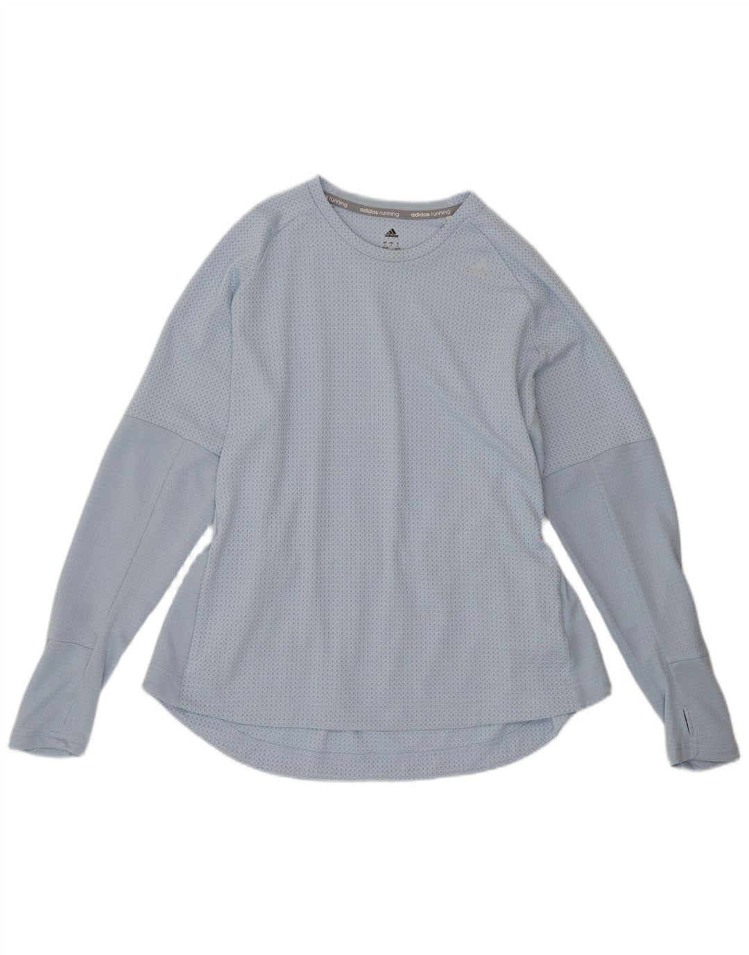 Adidas Dame Top Langærmet UK 16/18 Large Blue Polyester