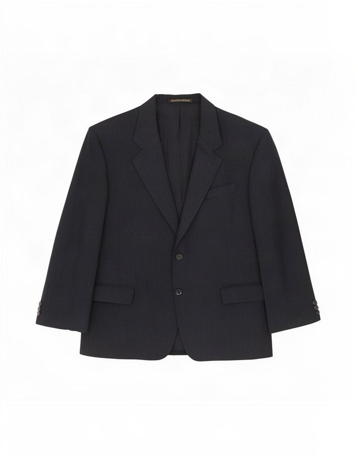 Marks & Spencer Herre Short 2 Button Blazer Jacket UK 44 XL Navy Blue