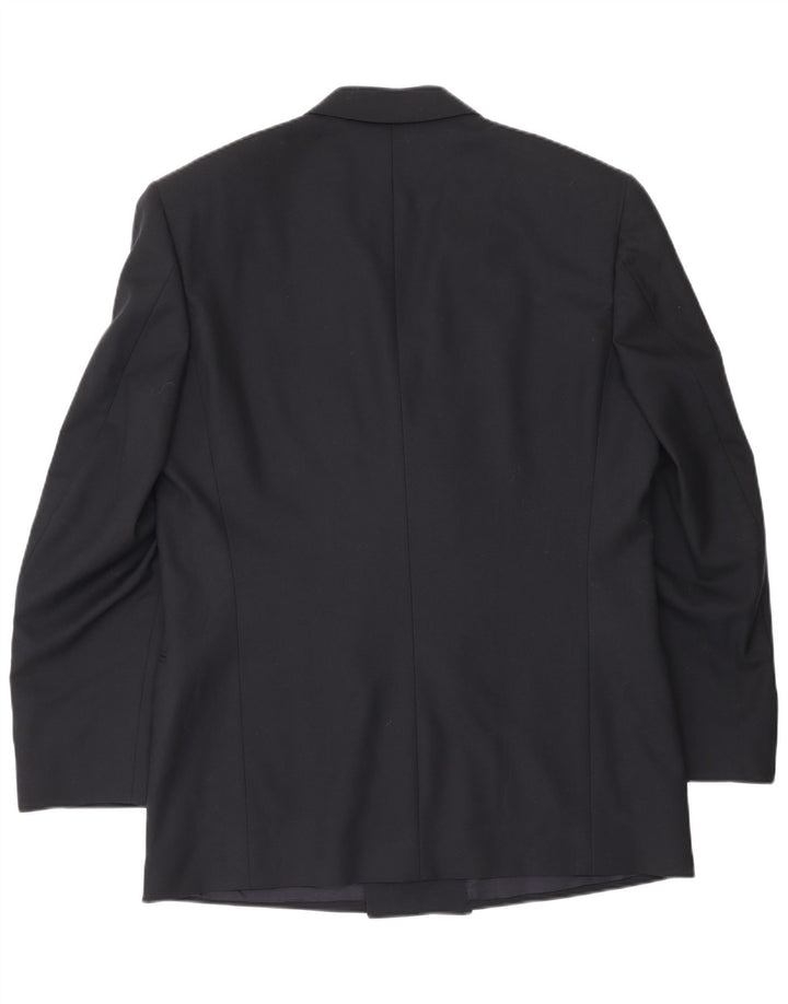 Canali Herre Milano dobbeltradet blazerjakke IT 50 Stor marineblå