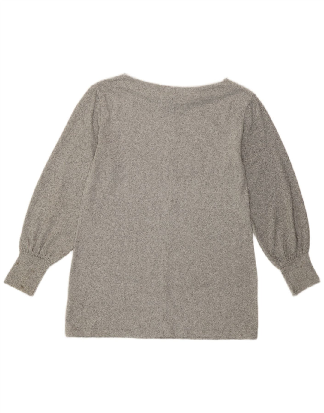 Marks & Spencer Dametop Langærmet UK 12 Medium Grey Polyester