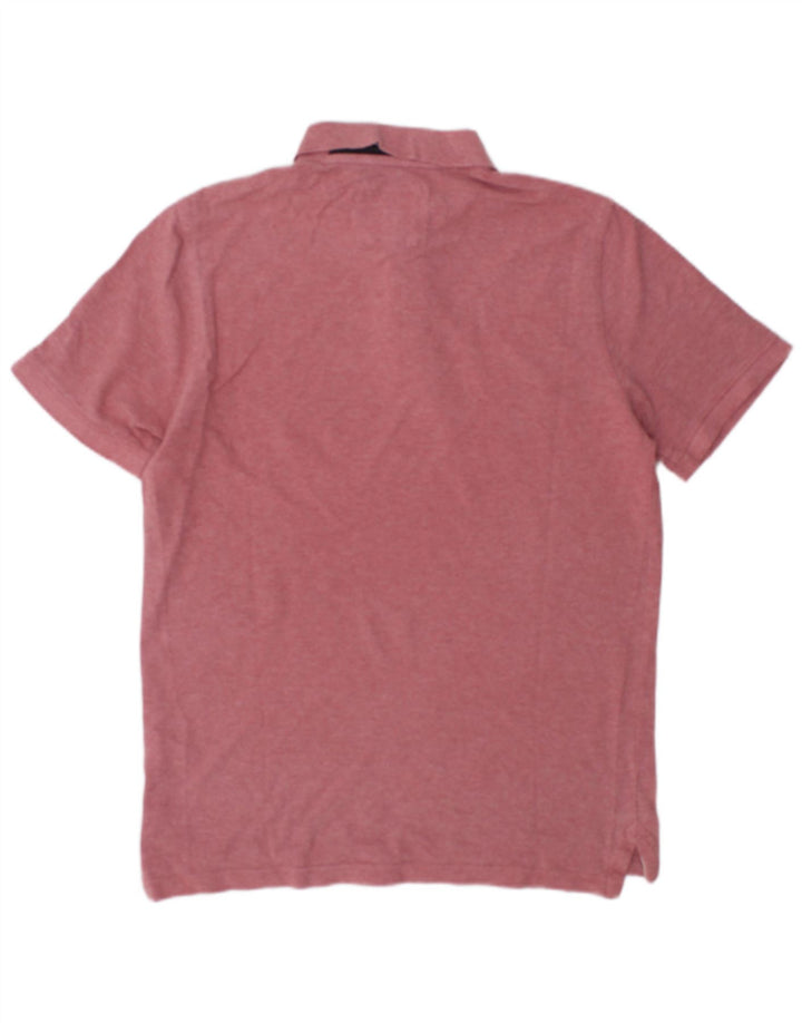 Besætningstøj Herre poloshirt Medium Pink Bomuld