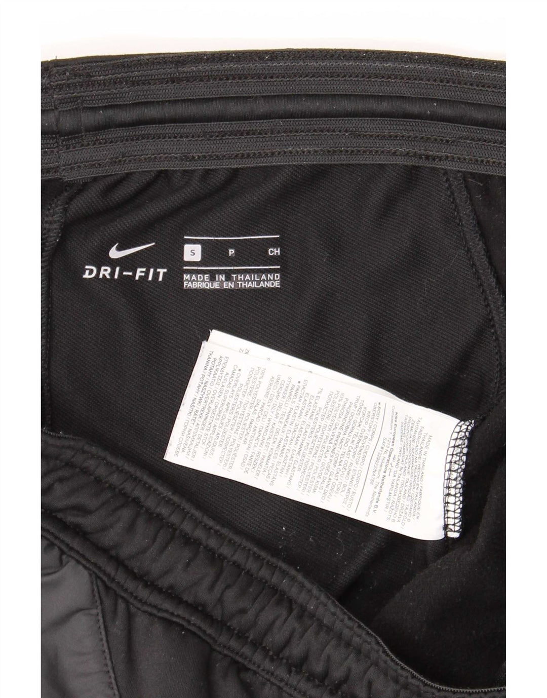 Nike Herre Dri Fit træningsdragt Bukser Small Black Colourblock Polyester