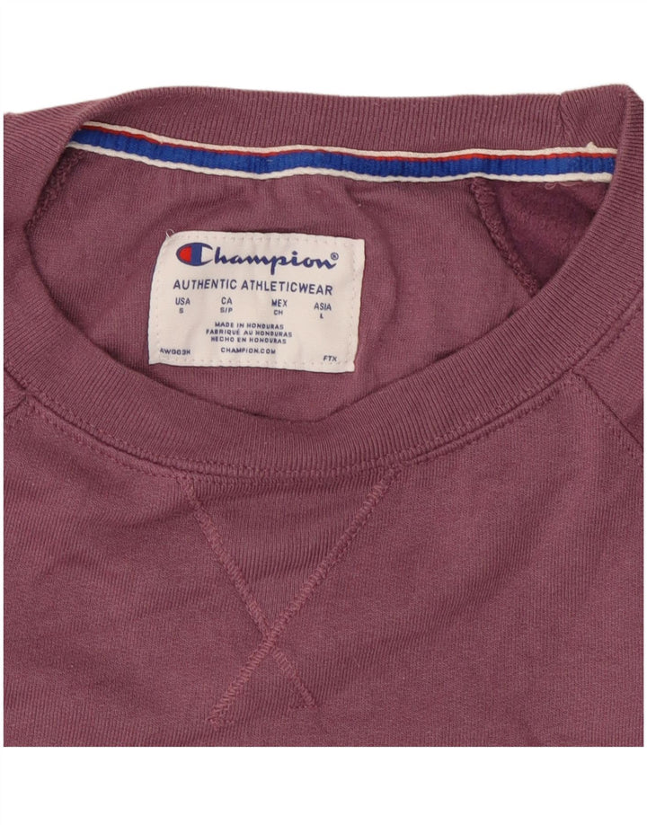 Champion Dame Sweatshirt Jumper UK 10 Lille Lilla