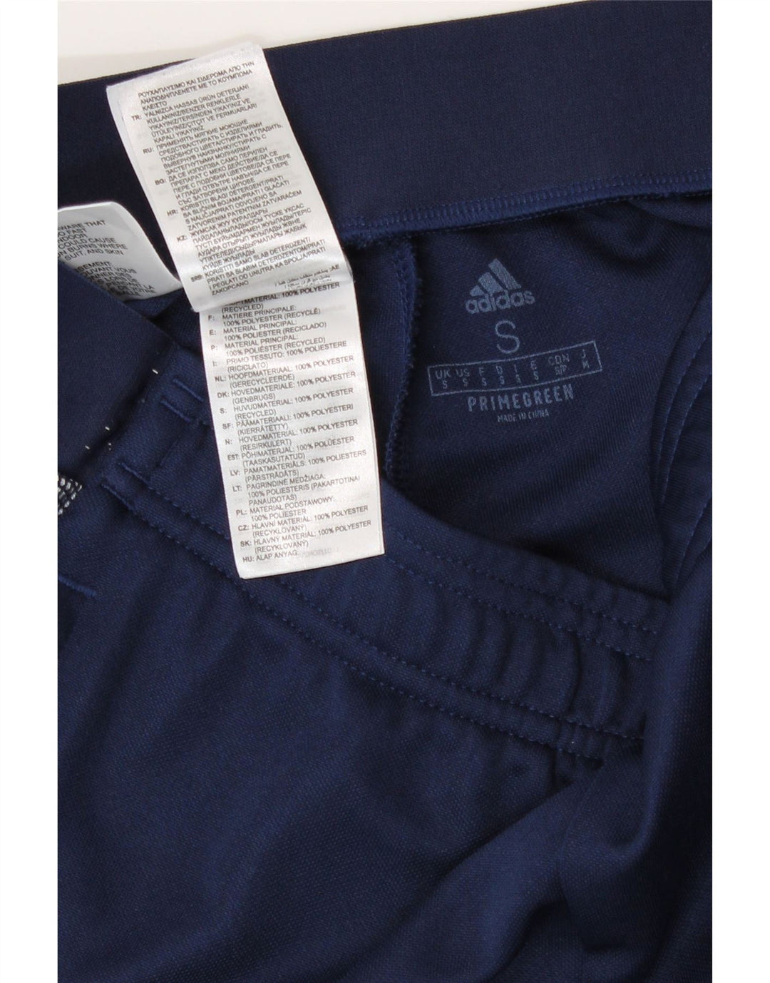 Adidas Aeroready Tracksuit Bukser til kvinder UK 8 Small Navy Blue Polyester