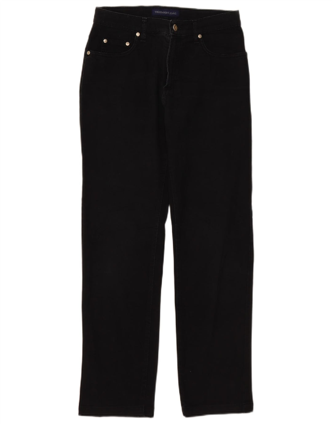 Trussardi Straight Jeans til kvinder W27 L28 Sort