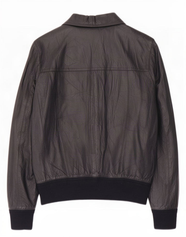 Vintage herre læderjakke UK 38 Medium Black Colourblock