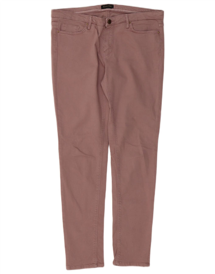 Massimo Dutti Dame Skinny Jeans W32 L30 Pink Bomuld