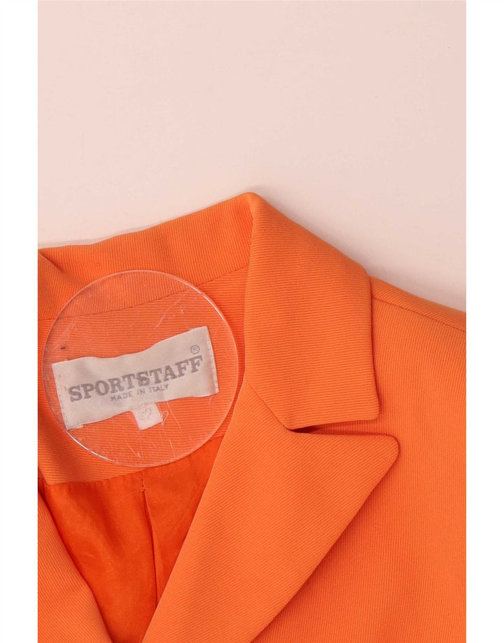 Sport Staff Dame 3-knaps blazerjakke IT 42 Medium Orange