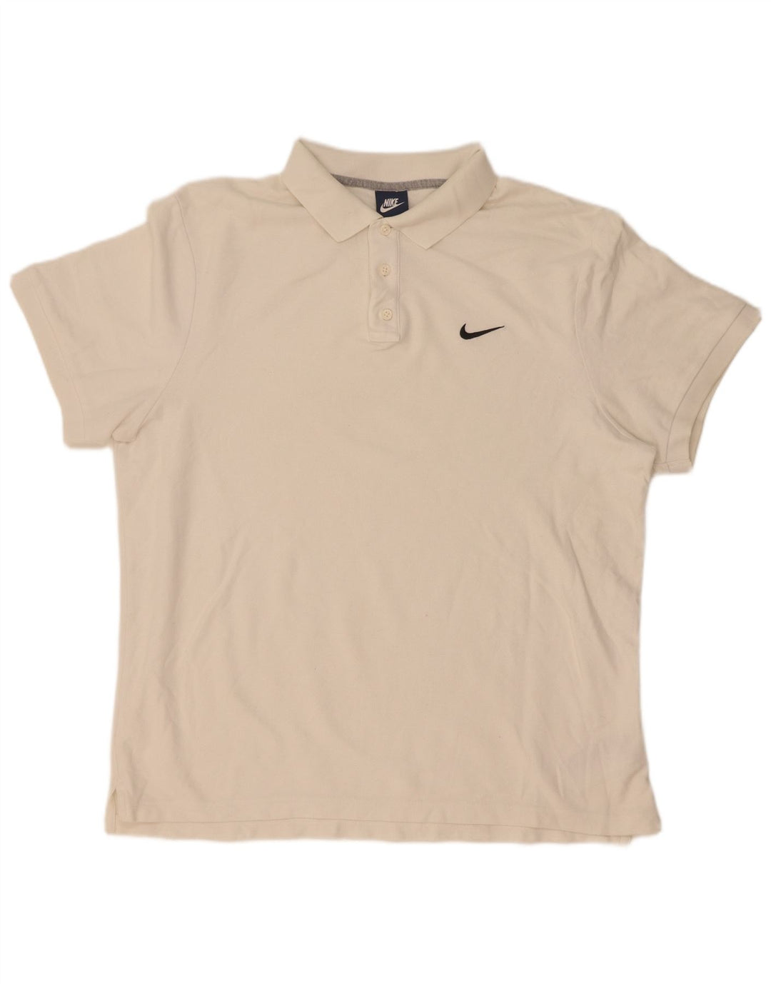 Nike poloskjorte til mænd 2XL hvid bomuld