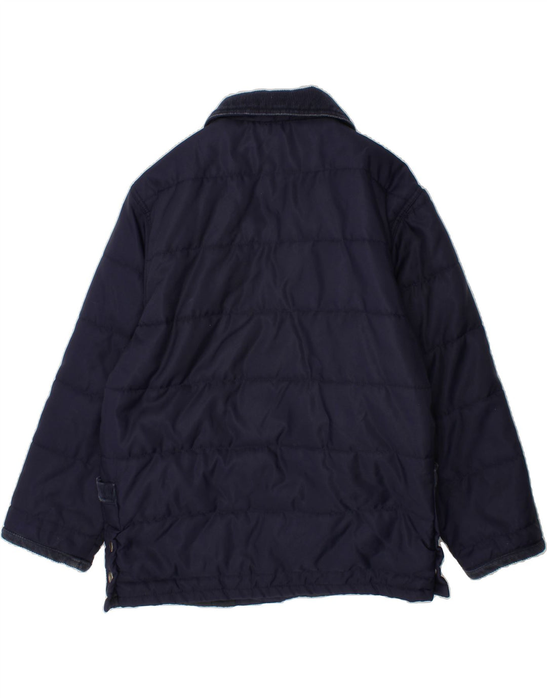 TRUSSARDI BABY Girls Padded Jacket 5-6 Years Navy Blue Polyamide Vintage Trussardi Baby and Second-Hand Trussardi Baby from Messina Hembry 