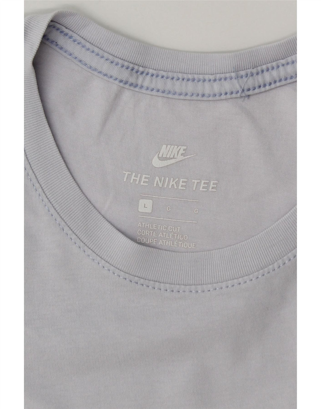 NIKE T-shirt top i atletisk snit til mænd, stor blå