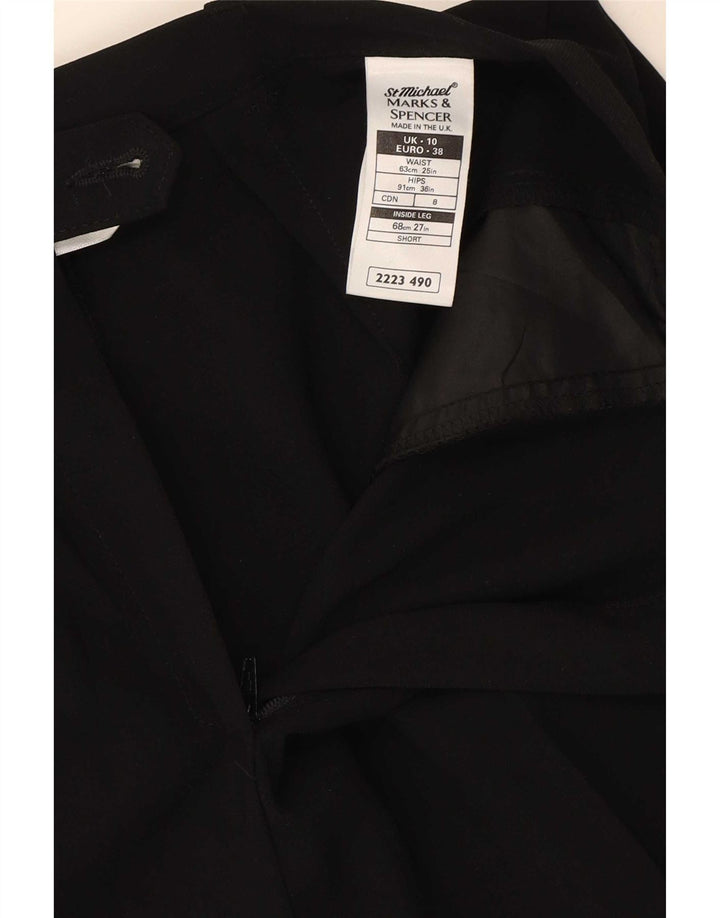 Marks & Spencer Dame St. Michael Suit Bukser UK 10 Small W26 L27 Black