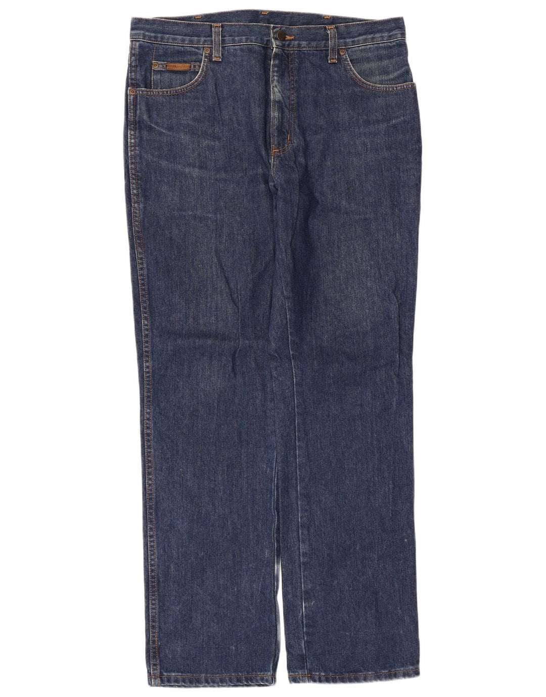 Wrangler Straight Jeans til mænd W36 L32 blå bomuld