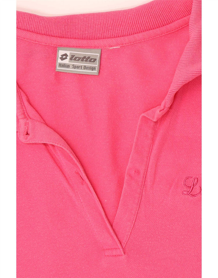 Lotto Dame Polo Shirt Medium Pink