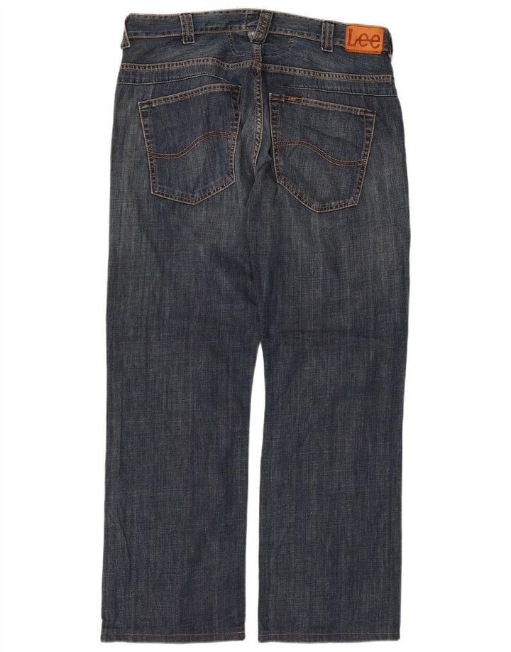 Lee Herre Knox Dart Straight Jeans W38 L31 Blå Bomuld