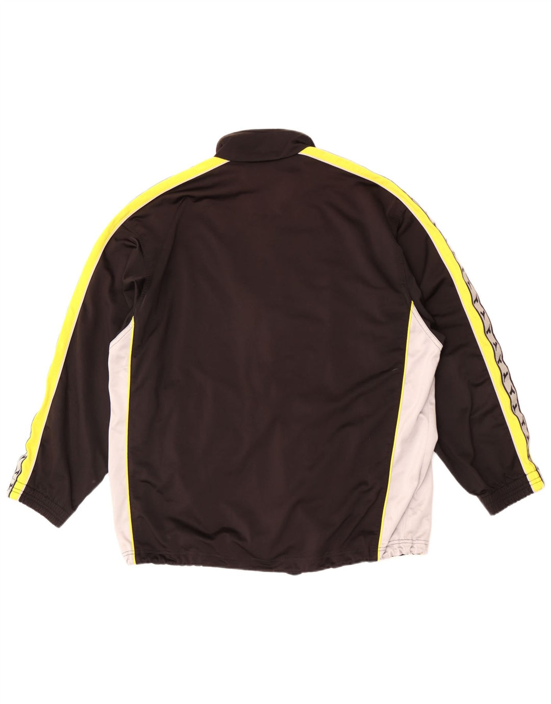 Diadora Herre grafisk træningsdragt Topjakke UK 38 Medium Sort Colourblock