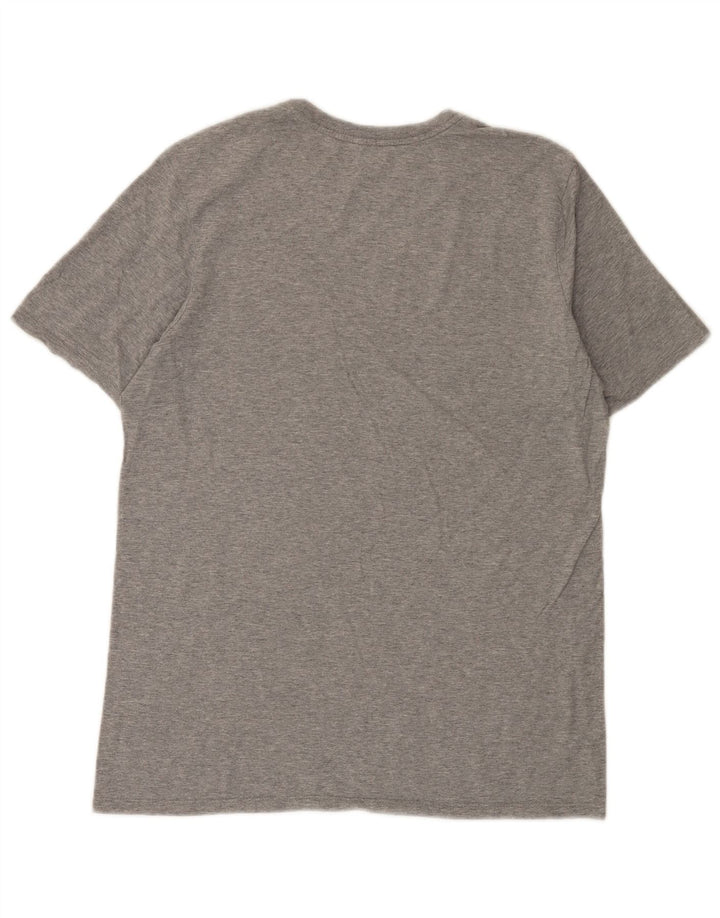 Nike Herre Athletic Cut Grafisk T-Shirt Top Medium Grå