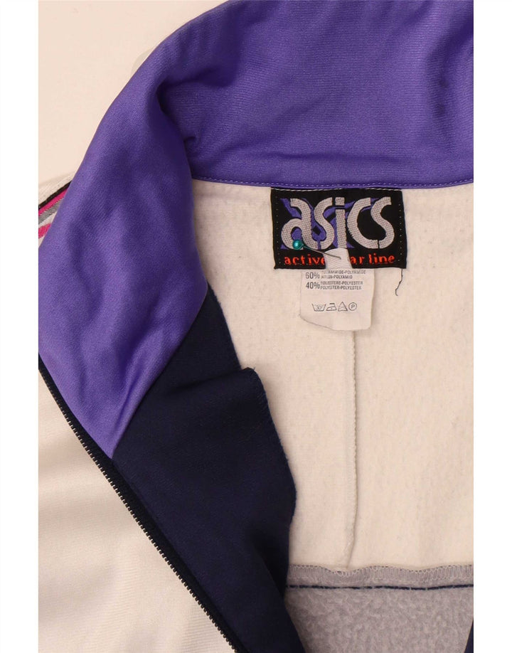 Asics Herre grafisk træningsdragt Topjakke IT 50 Medium White Colourblock