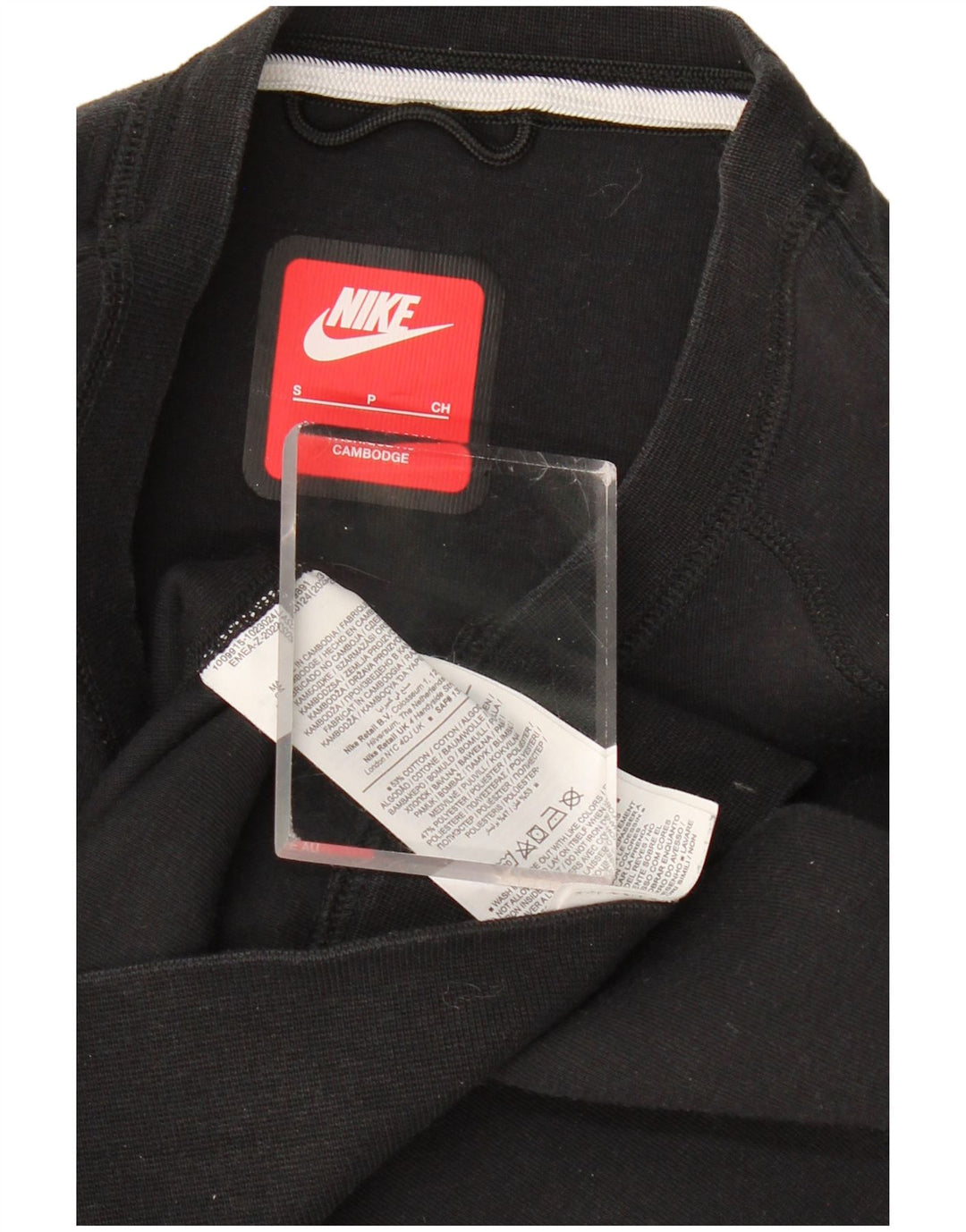 Nike Sweatshirt til mænd, lille sort bomuld