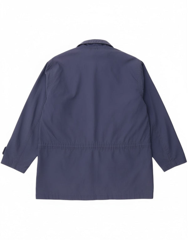 Vintage Herre Utility Jacket IT 48/50 Medium Navy Blue Polyester