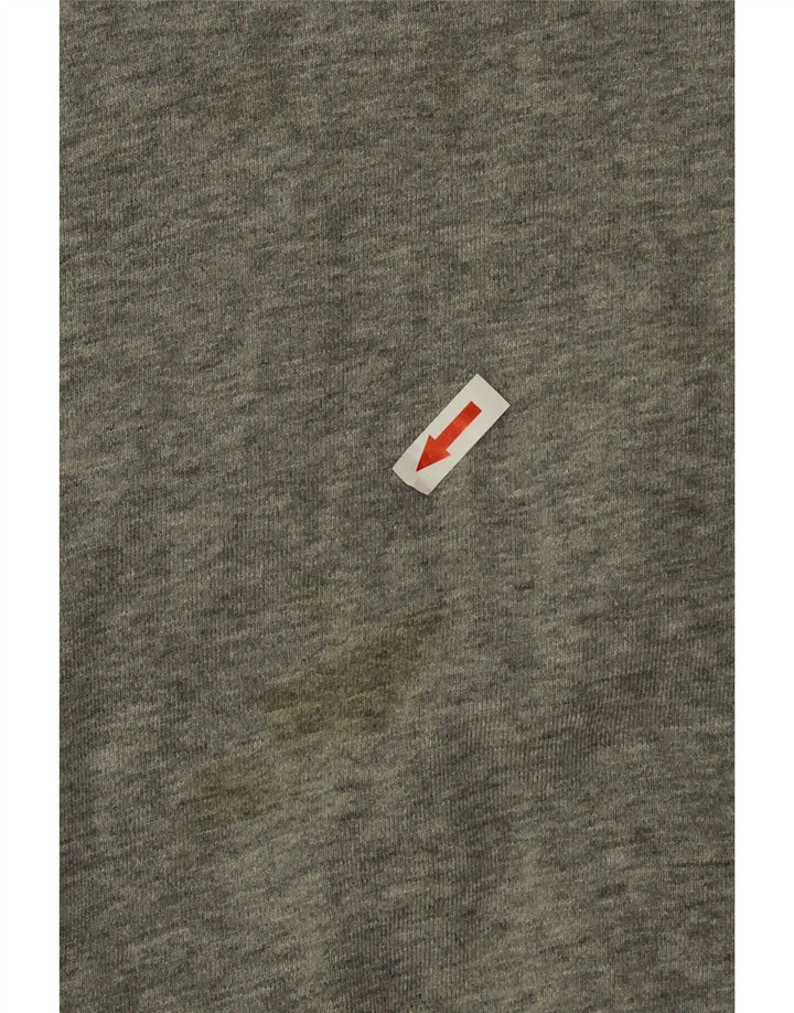 Champion Dame Sweatshirt Jumper UK 14 Medium Grey Flecked
