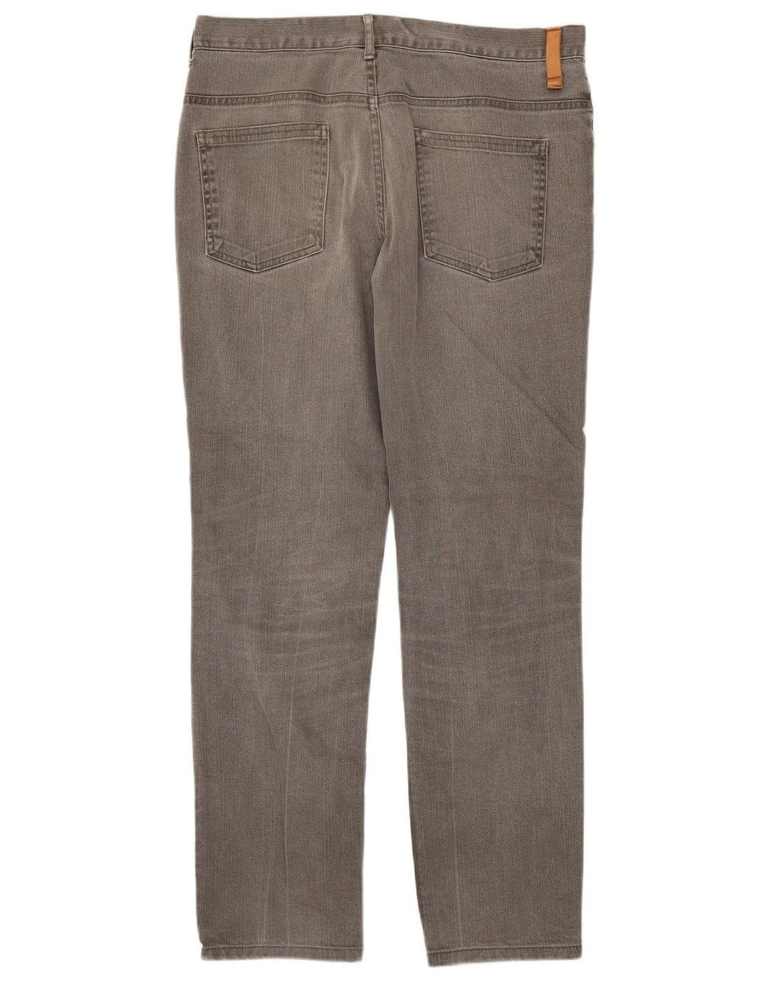 Zara Straight Jeans til mænd EU 42 Large W32 L31 Grå Bomuld