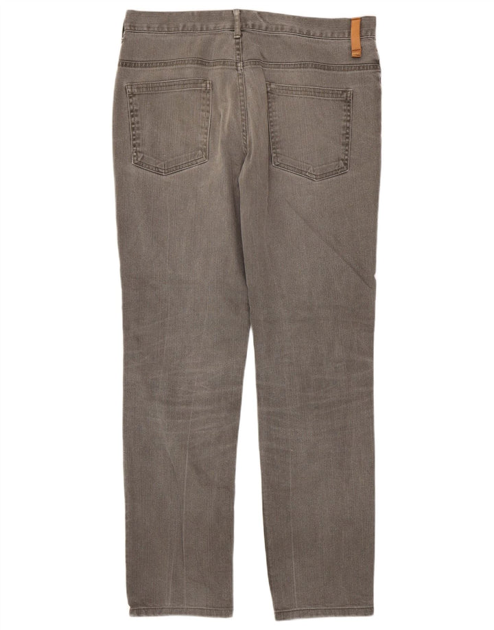 Zara Straight Jeans til mænd EU 42 Large W32 L31 Grå Bomuld