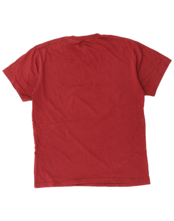 VANS Herre Classic Fit T-Shirt Top Lille rødbrun bomuld