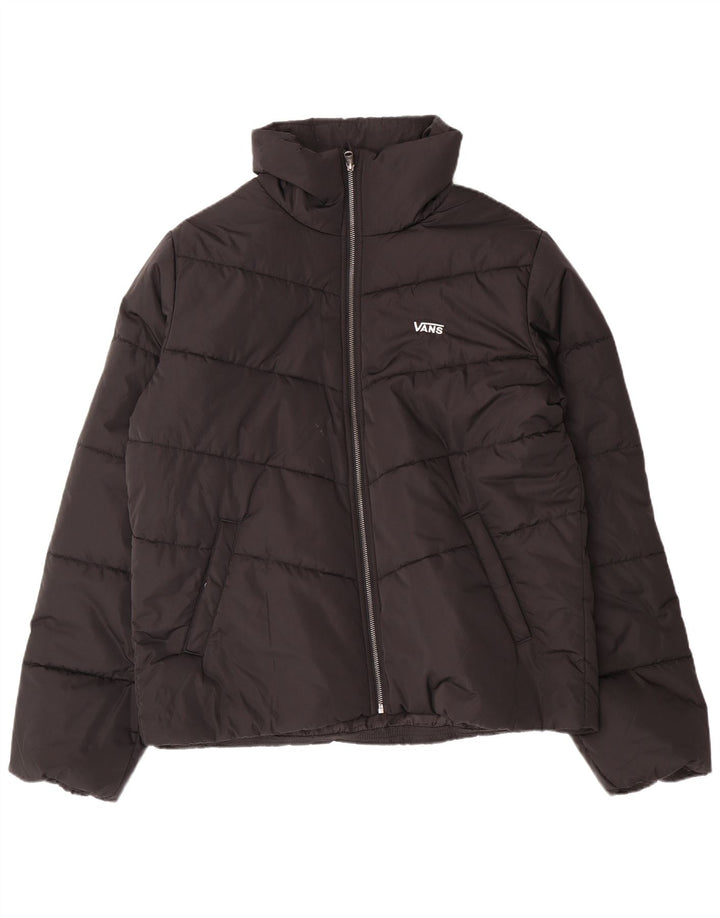 VANS Dame Polstret Jakke UK 20 2XL Sort Polyester