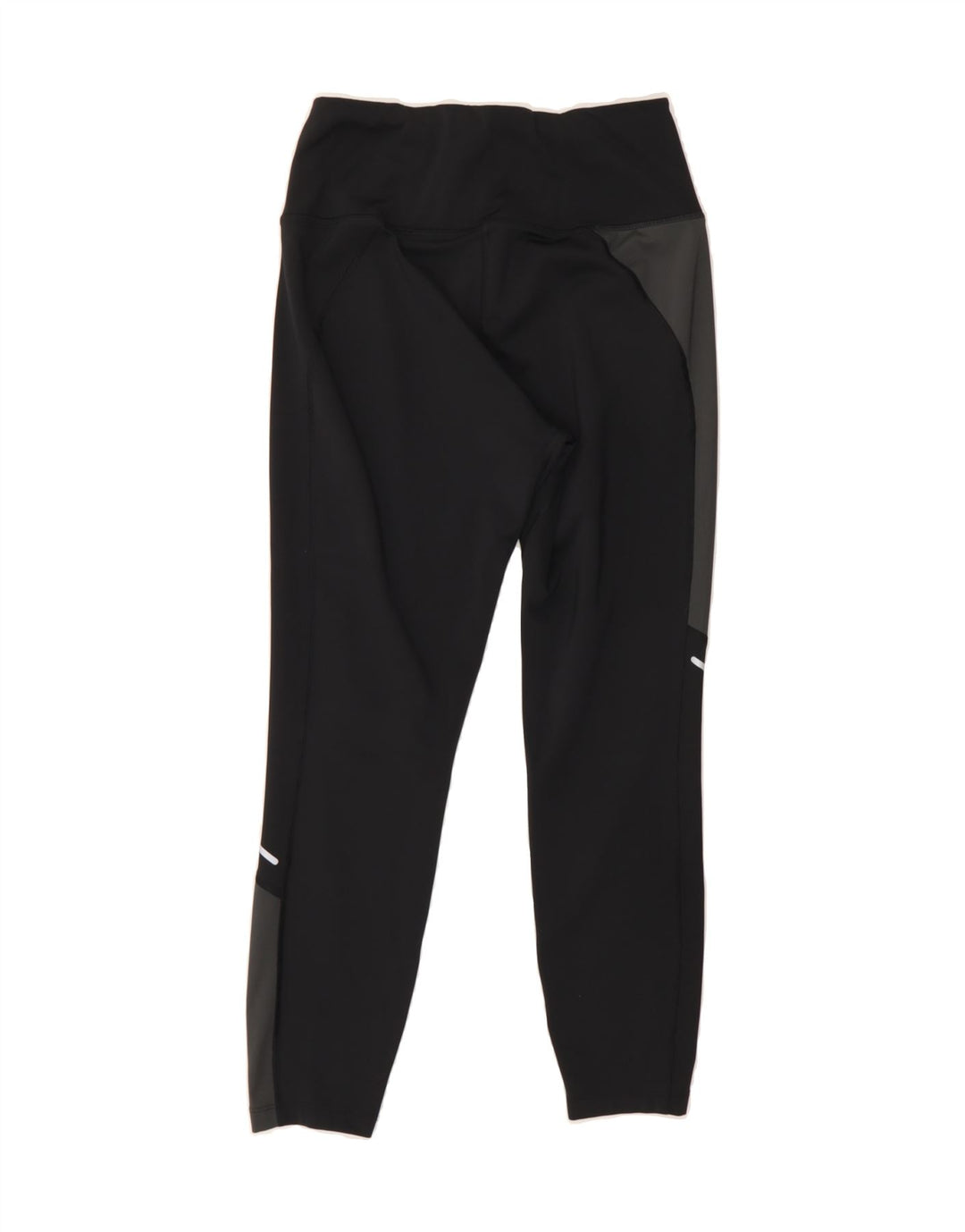 ASICS Womens Leggings UK 12 Medium  Black Colourblock Polyester Vintage Asics and Second-Hand Asics from Messina Hembry 