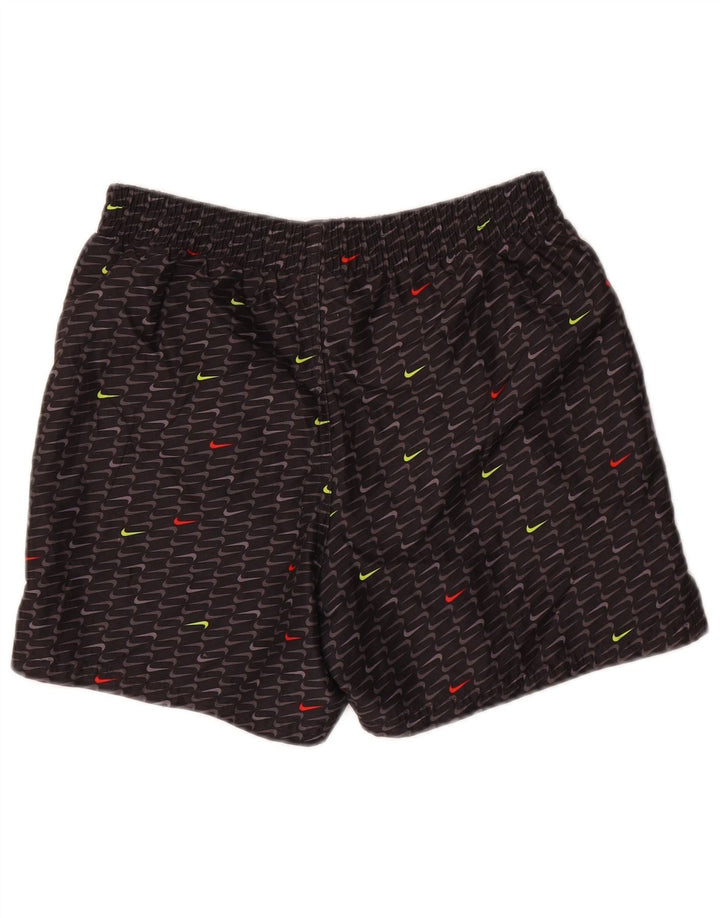 Nike Herre grafiske sportsshorts Små sorte polyester