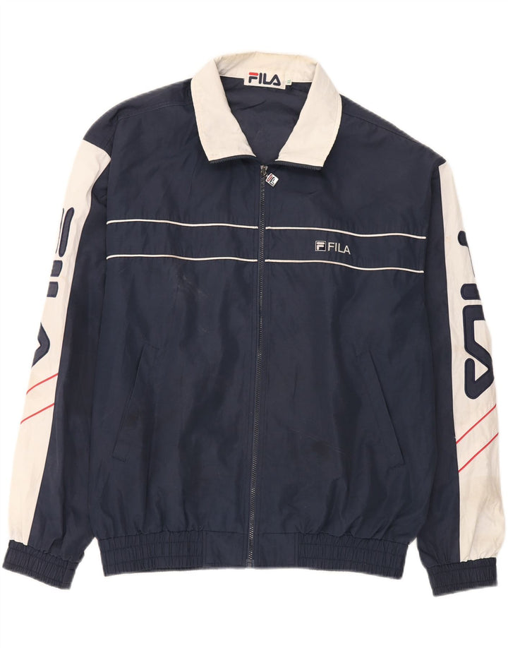 Fila Træningsdragt til mænd Topjakke XL Marineblå Colourblock