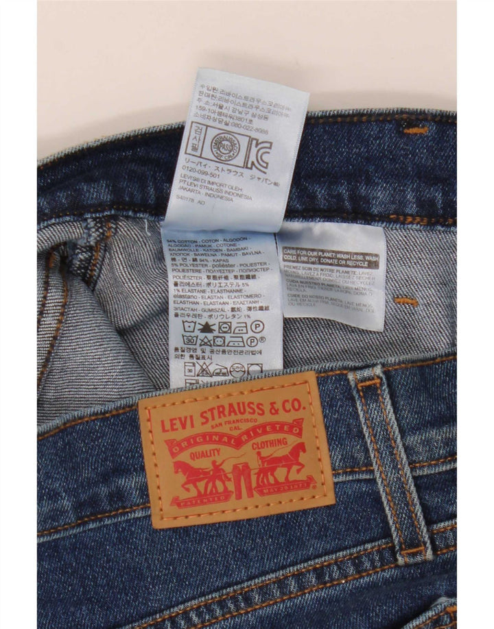 Levi's denimnederdel til kvinder W24 XS blå bomuld