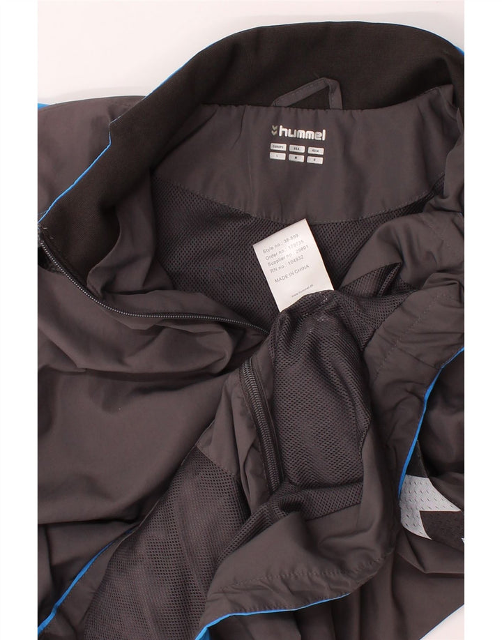 HUMMEL Mens Rain Jacket UK 38 Medium Grey Polyester Vintage Hummel and Second-Hand Hummel from Messina Hembry 