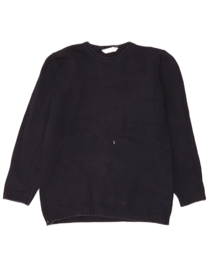 Marks & Spencer Dame sweater med rund hals DK 10 Small Navy Blue