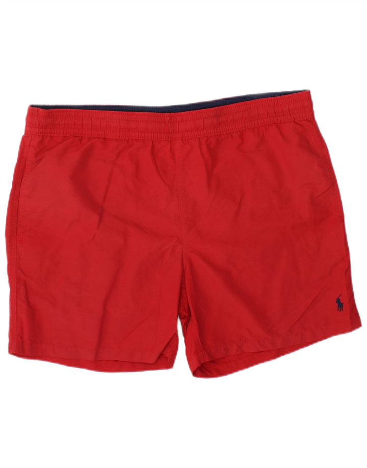 POLO RALPH LAUREN Badeshorts til mænd Medium Rød Nylon