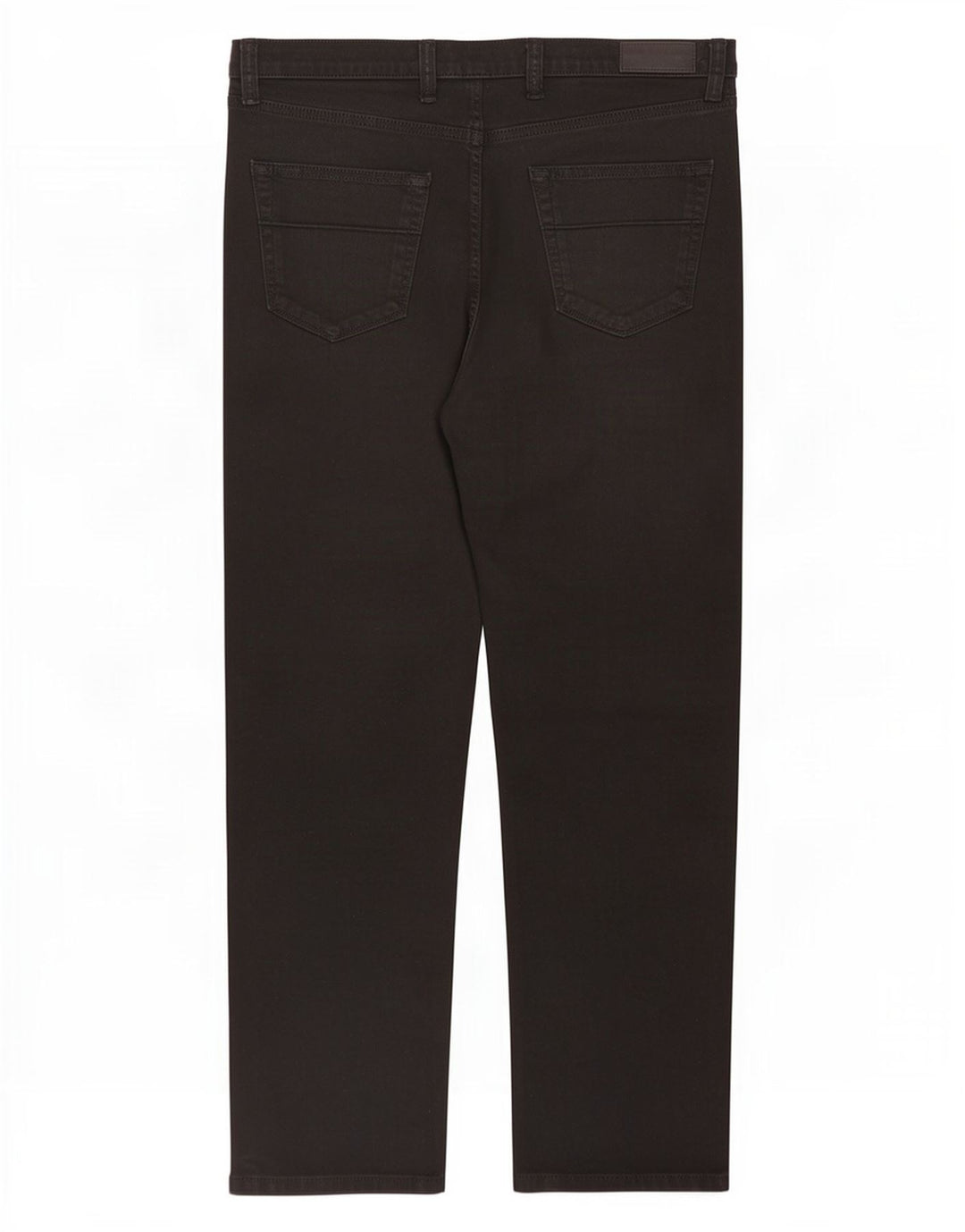 Marks & Spencer Herre Regular Straight Jeans W38 L31 Sort Bomuld