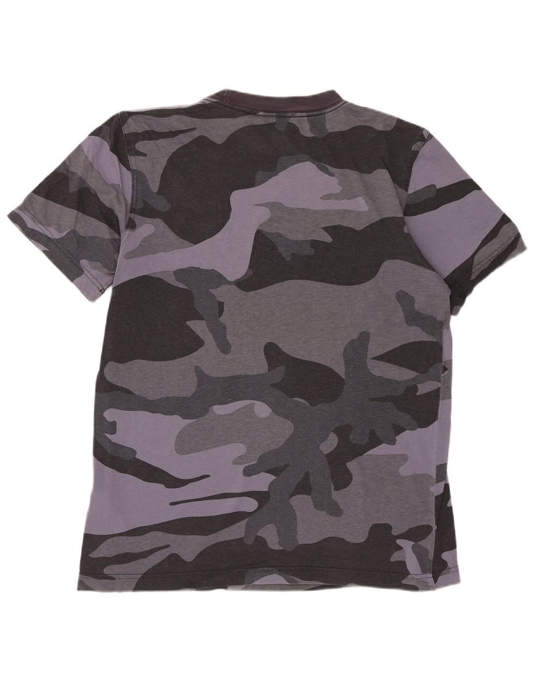 ADIDAS Grafisk T-shirt til mænd XS Grå Camouflage Bomuld