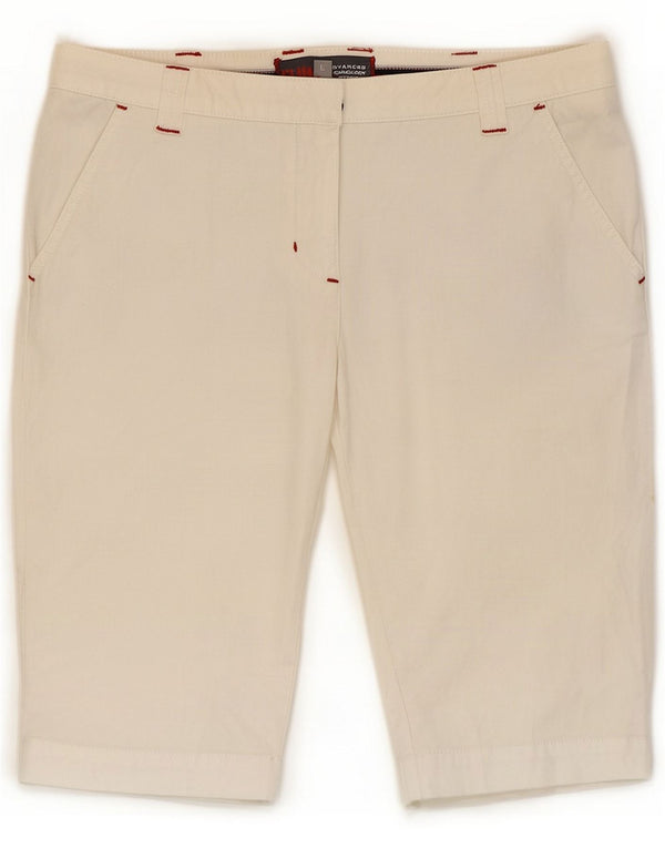 Slam Dame Chino Shorts IT 46 Large W32 White Cotton