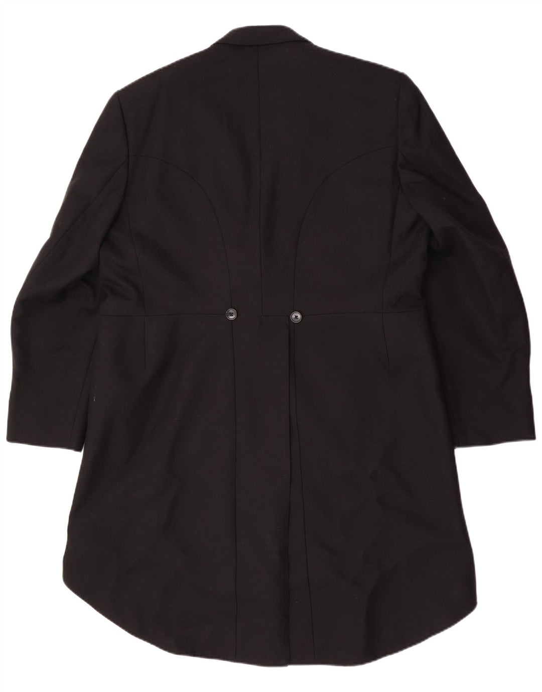 Magee Herre 1 Knap Tailcoat Blazer Jacket UK 40 Large Black New Wool