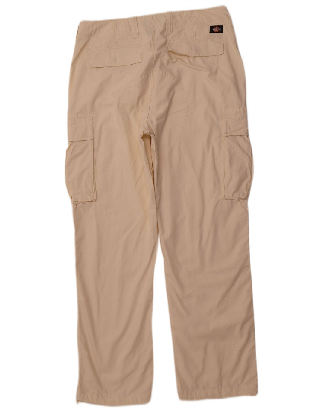 DICKIES Straight Cargo bukser til mænd W34 L32 Off White Bomuld