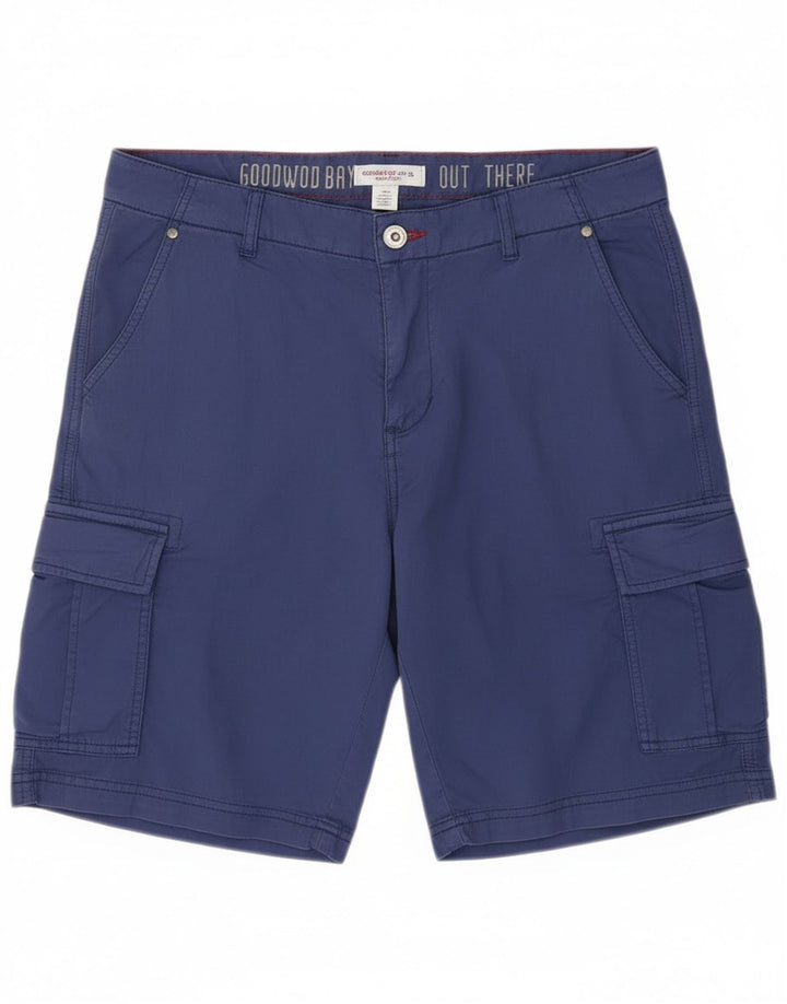Scorpion Bay Herre Cargo Shorts W32 Medium Navy Blue Bomuld