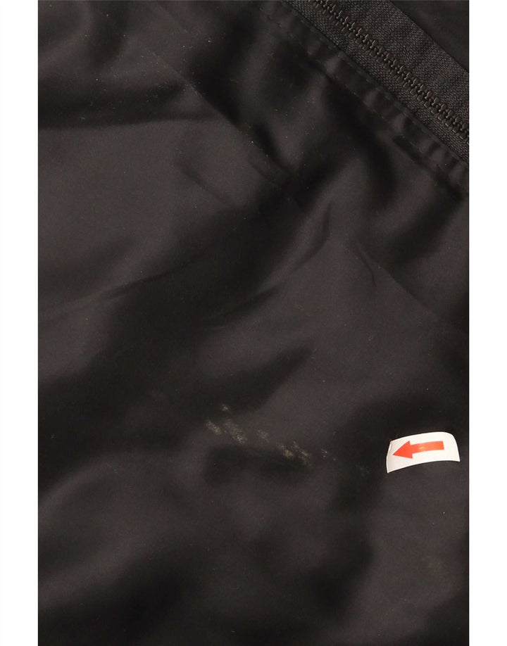 Vintage dame Biker Jacket UK 12 Medium Black