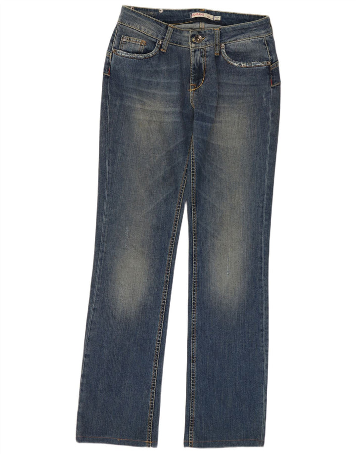 LIU JO Kvinder Distressed Slim Jeans W28 L31 Blå Bomuld