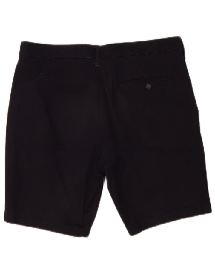 Marks & Spencer Herre Chino Shorts W32 Medium Navyblå Bomuld